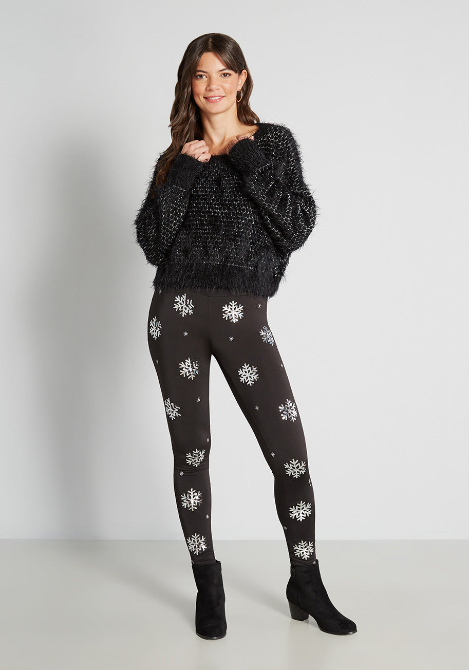 Shimmering Snowfall Leggings