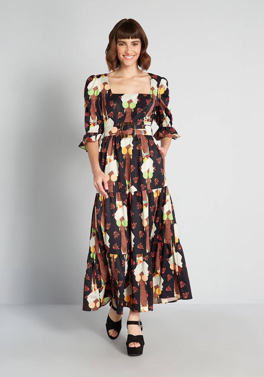 Let's Go Boho Maxi Dress