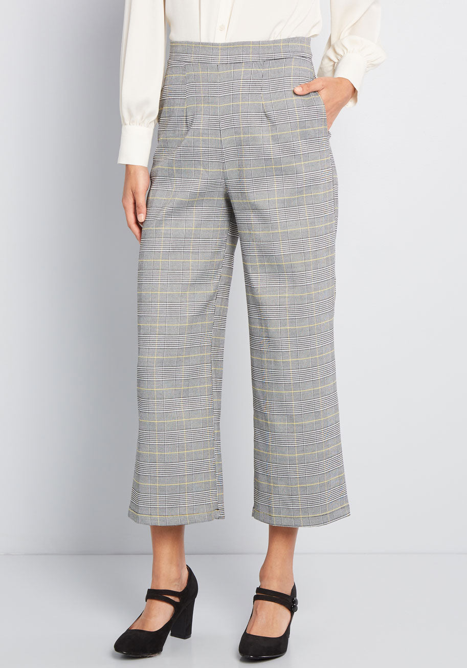 Ruffles Within Reach Wide-Leg Pants