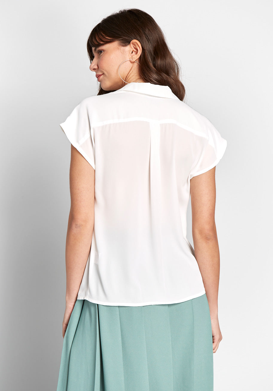 A Renewed You Short Sleeve Blouse