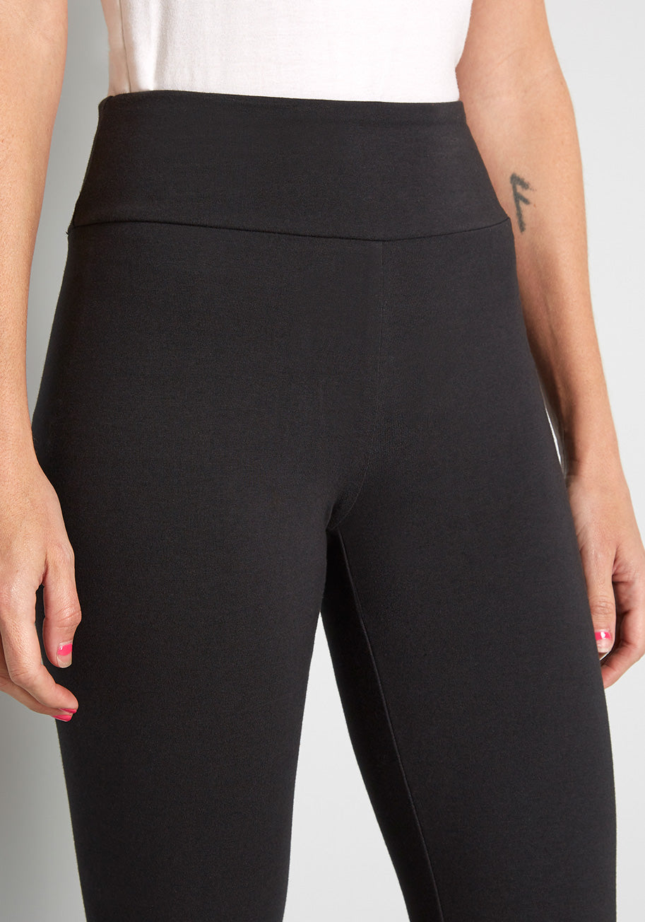 Simple and Sleek High-Waisted Leggings