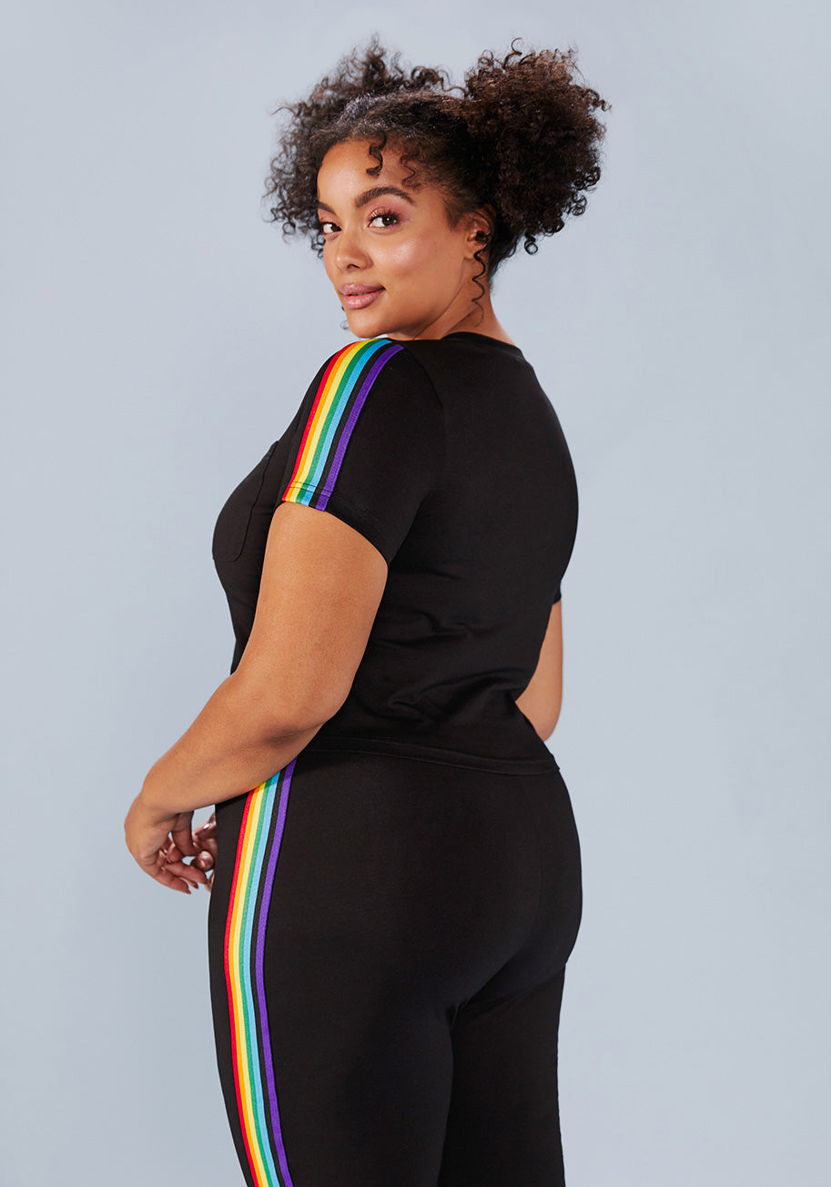 ModCloth x Collectif Retro Rainbow Catcher Tee