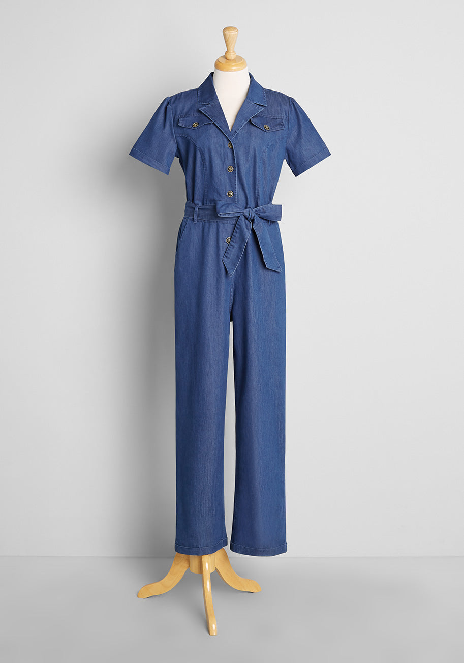 Ravishing and Riveted Jumpsuit