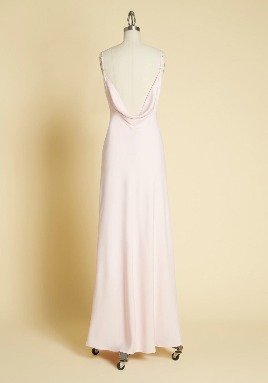 Embrace Elegance Satin Maxi Dress