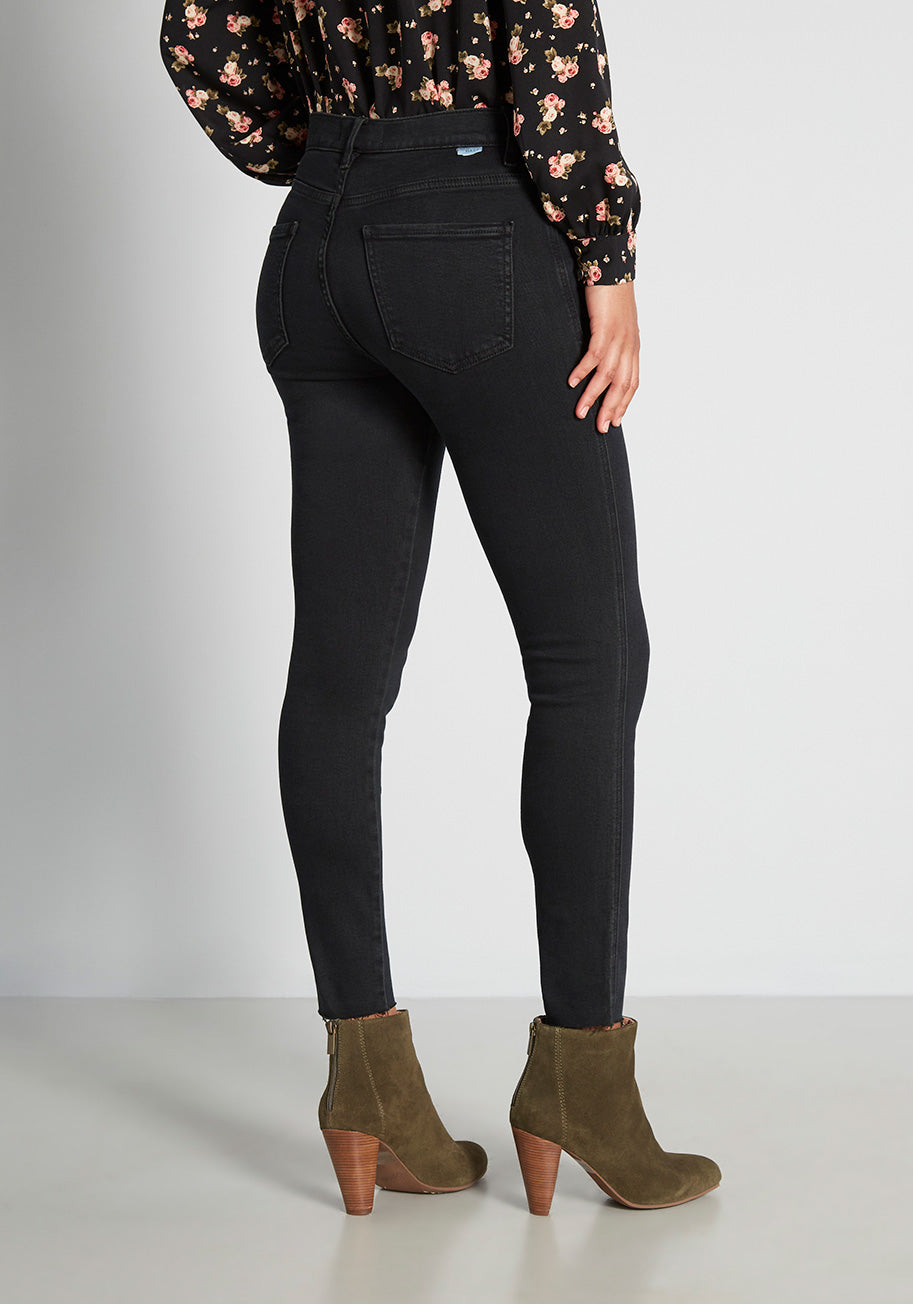 My Side of Sleek Black Skinny Jeans