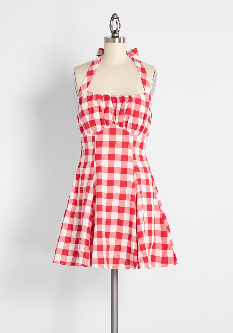 Picnic Pastimes Mini Dress