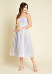 Strapless Flowy Mesh Polyester Sweetheart Prom Dress by Modcloth