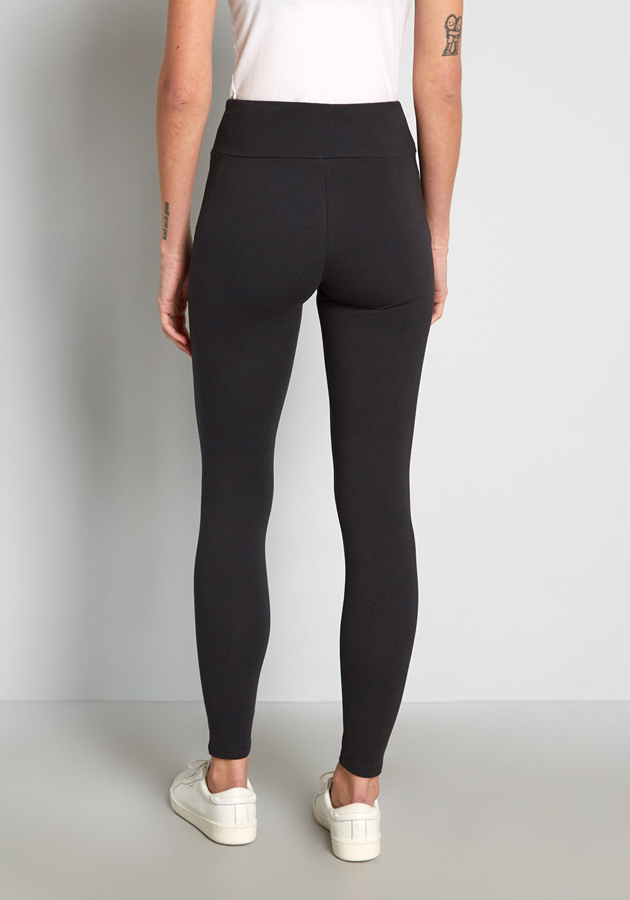 Simple and Sleek High-Waisted Leggings