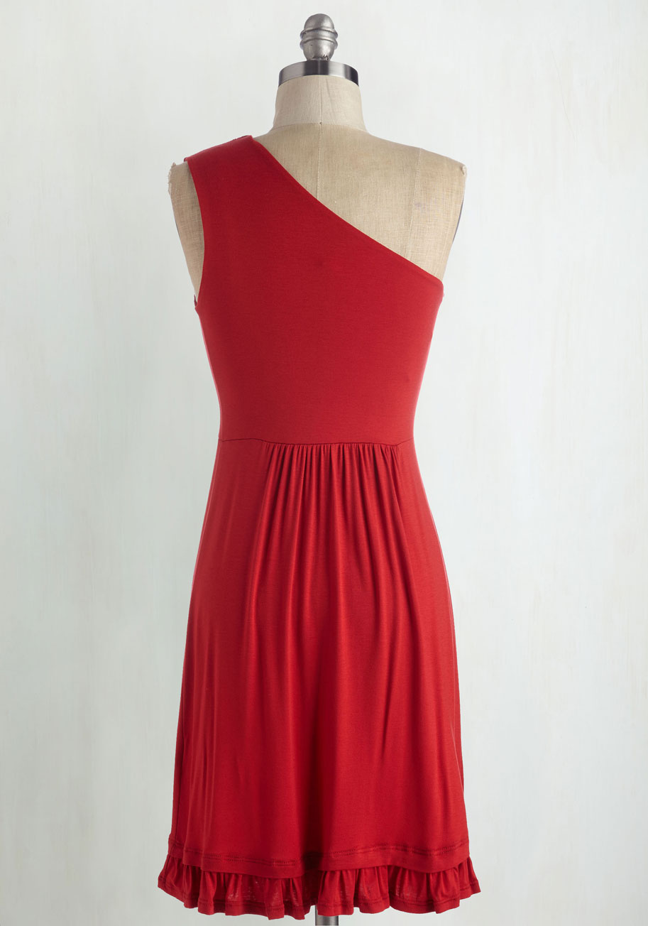 Midnight Sun Dress in Red