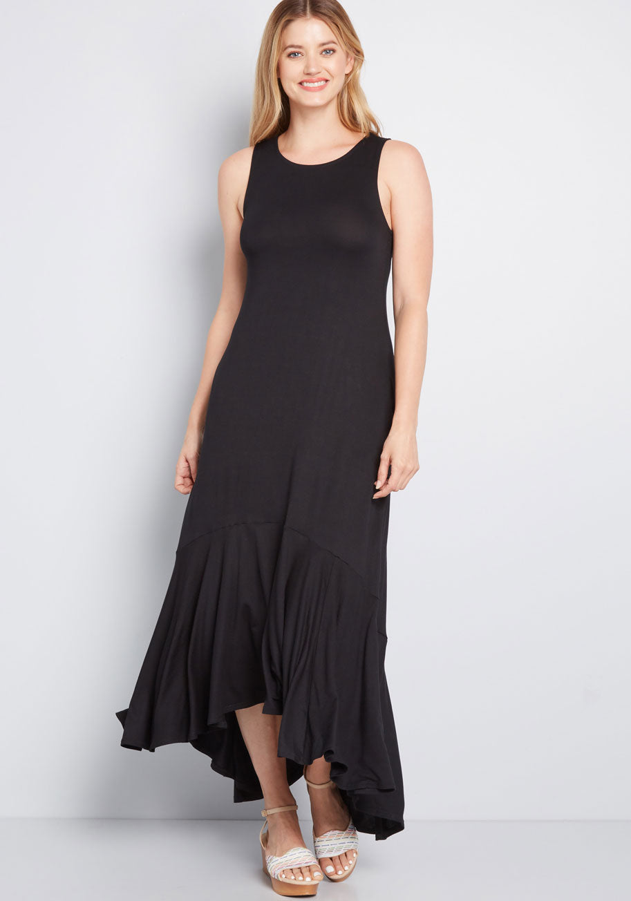 Fearlessly Flowy Knit Maxi Dress