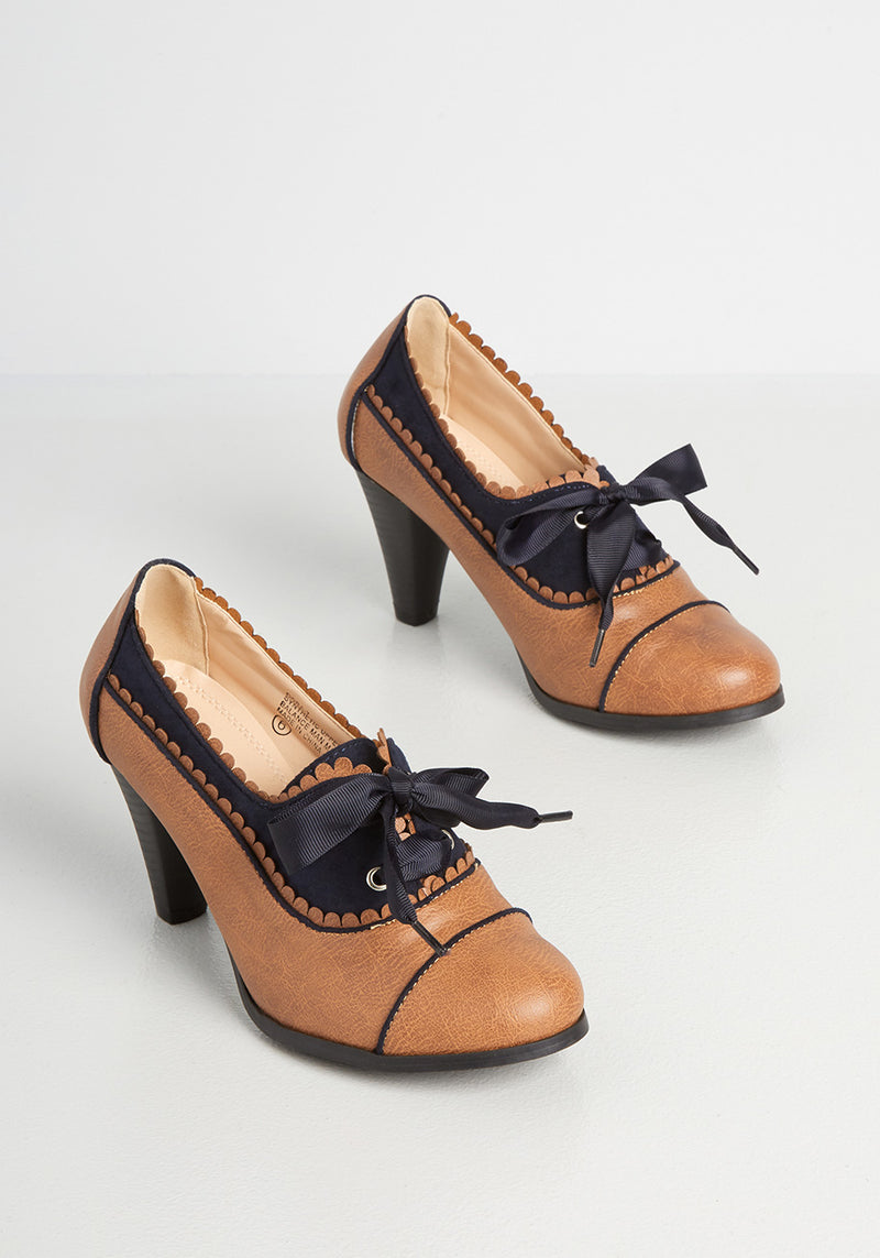 Handmade Oxford Shoes Custom Mid Heel Shoes Retro Oxford Shoes Heeled Dress  Shoes - Etsy