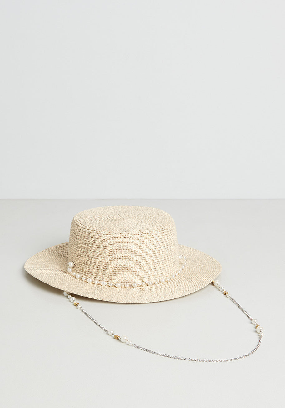 String of Pearls Sun Hat