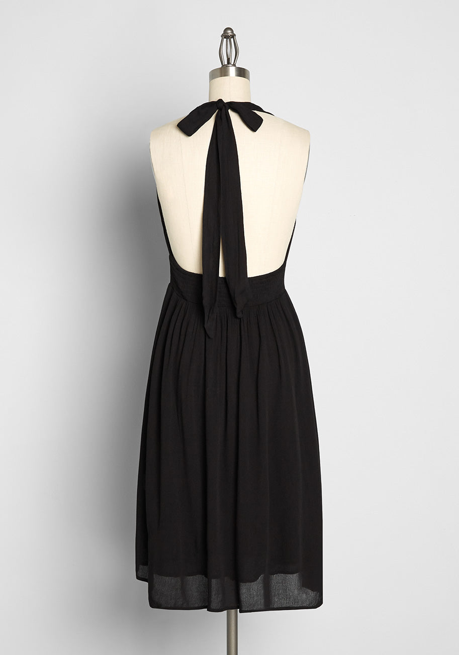 My Fifties Flashback Halter Dress