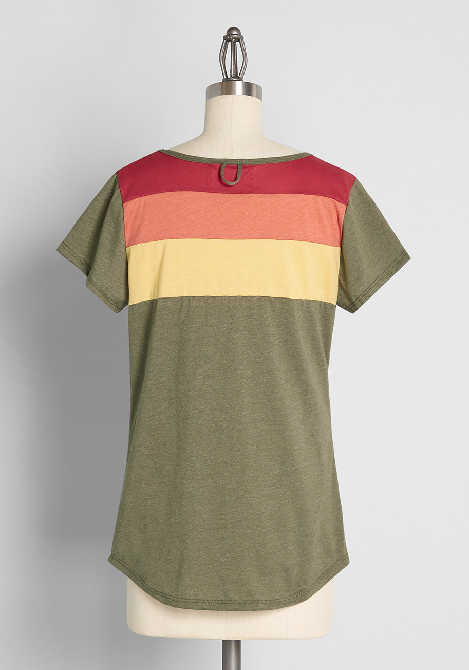 ModCloth x CAMP Collection Can't Stop Smiling Scoop Neck Tee