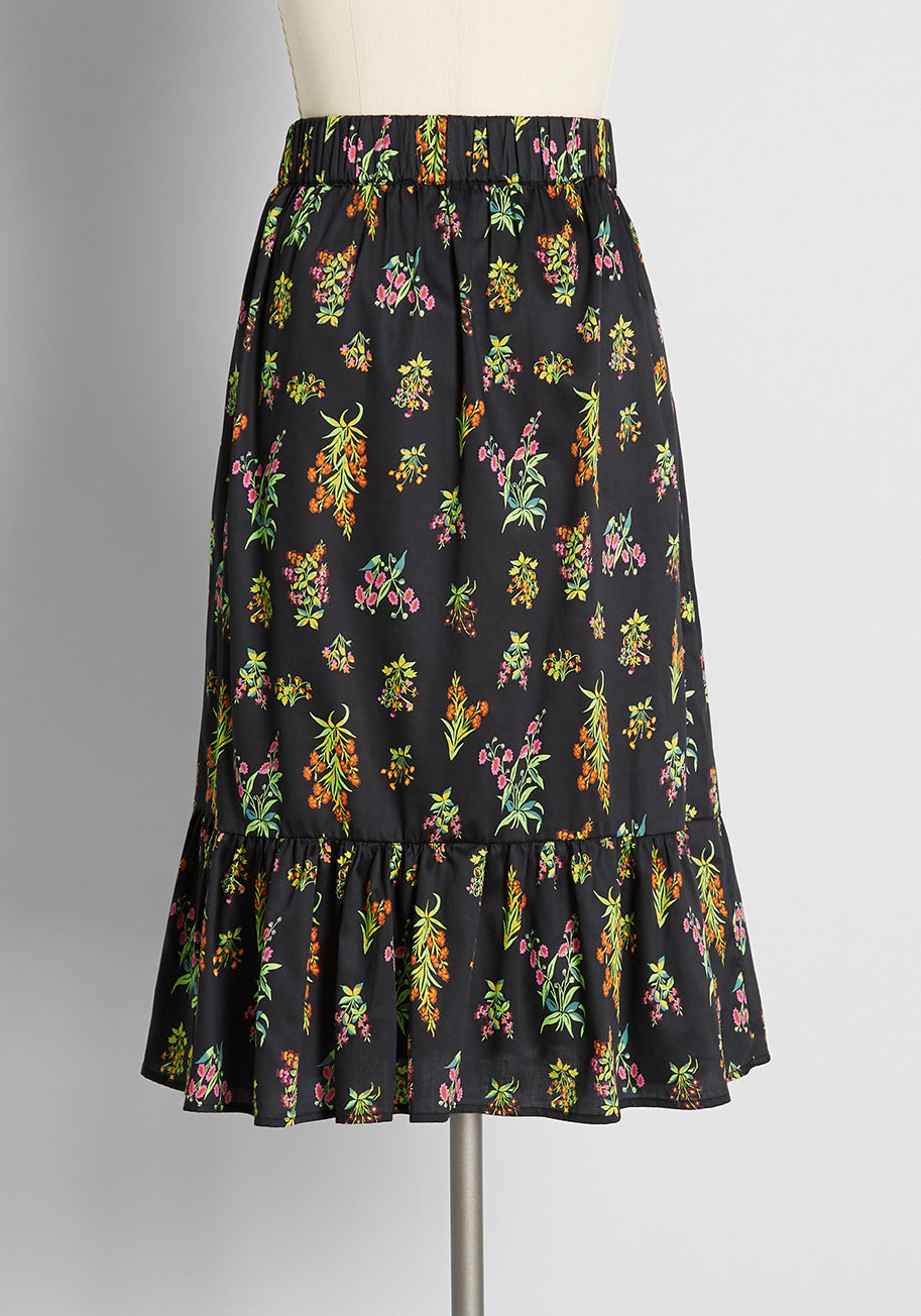 Some-bud-y to Love Midi Skirt