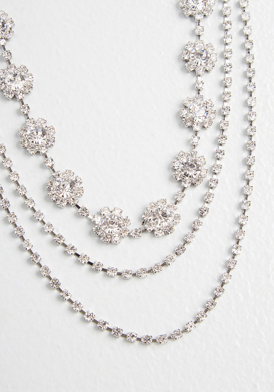 Crystals Galore Layer Necklace