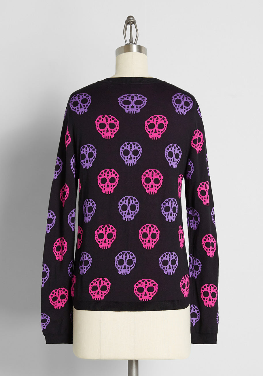 I Want Candy Skulls Cardigan