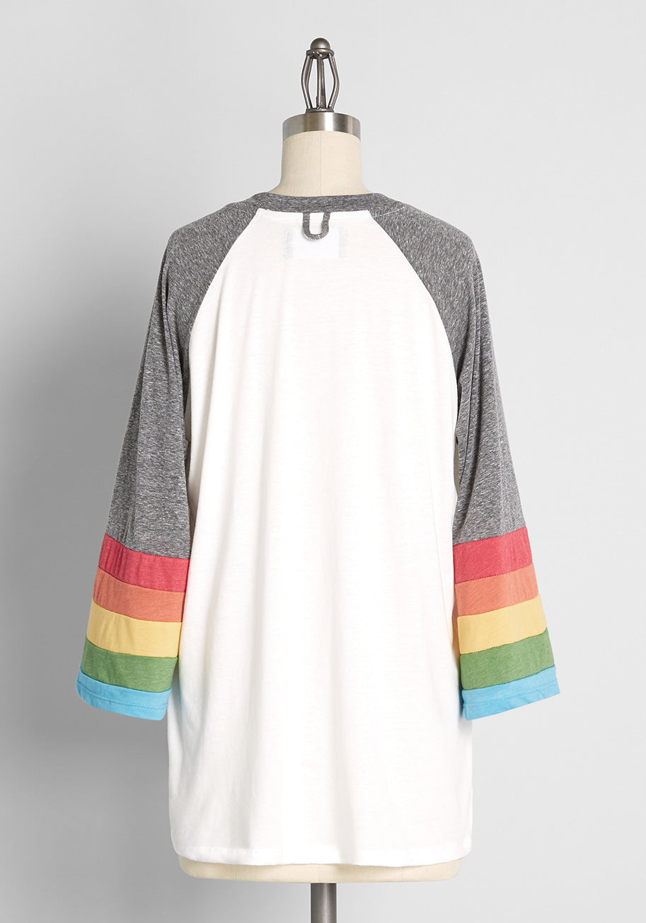 ModCloth x CAMP Collection Wave of Love Bell Sleeve Tee