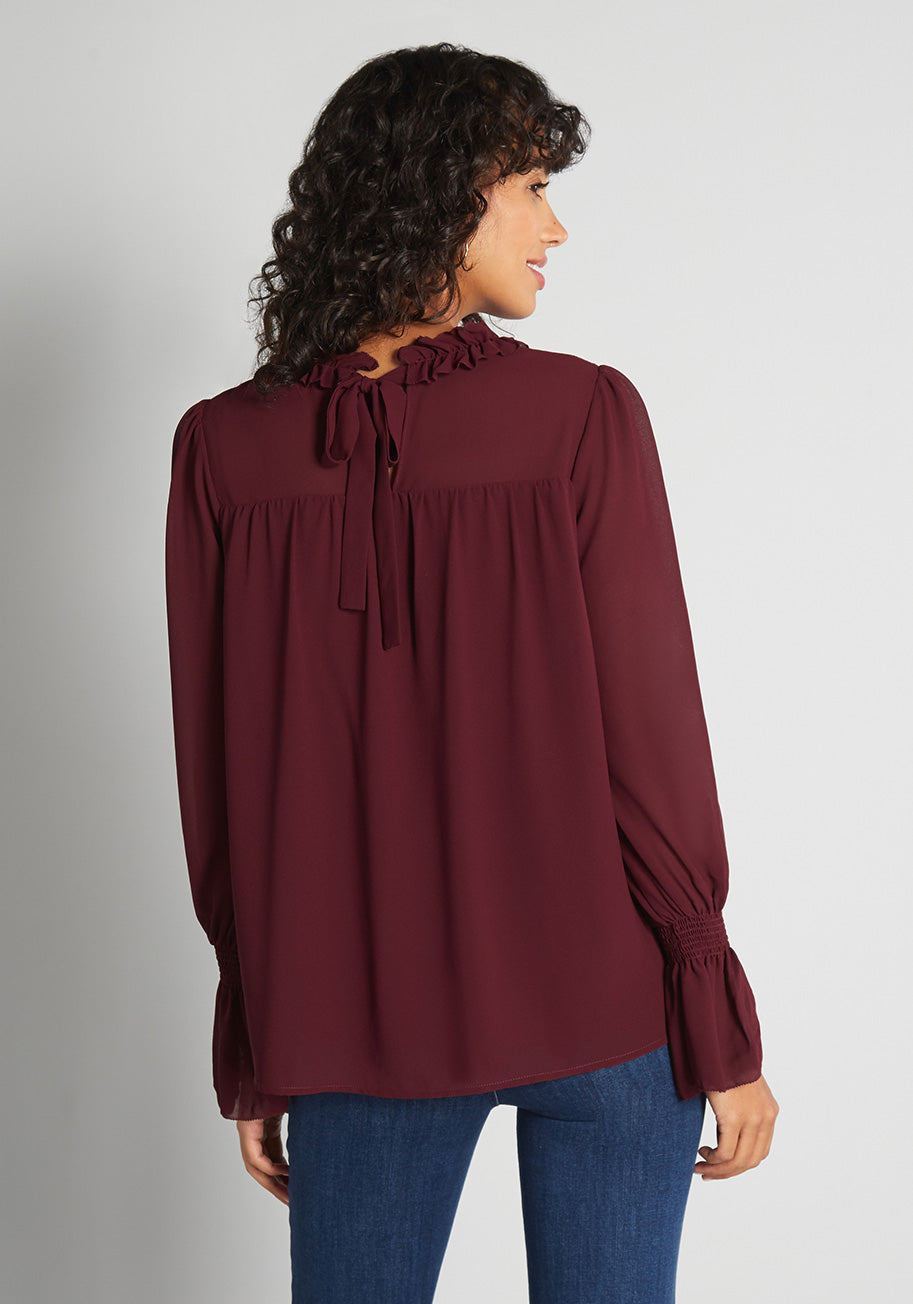 Ruffles and Flows Blouse