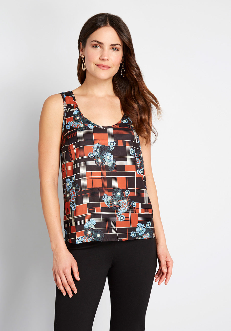 At First Sight Sleeveless Blouse