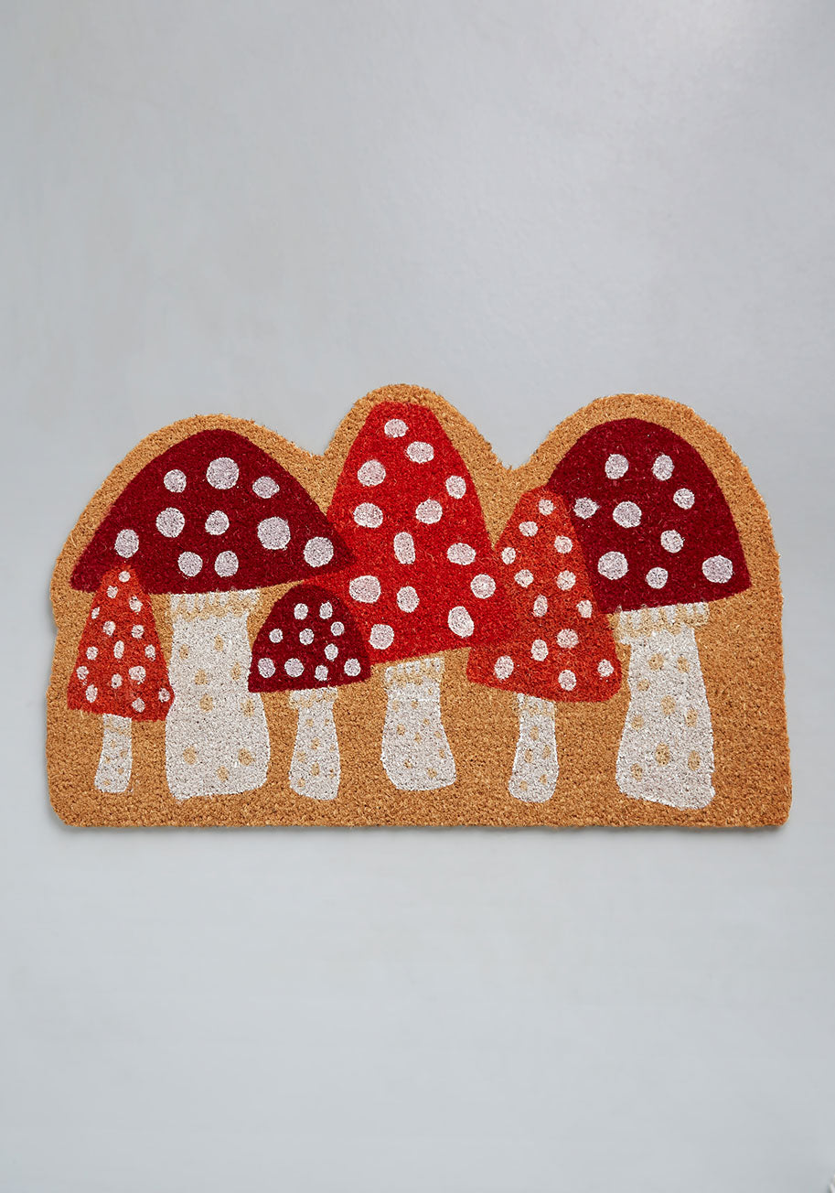 Mushroom Bloom Doormat