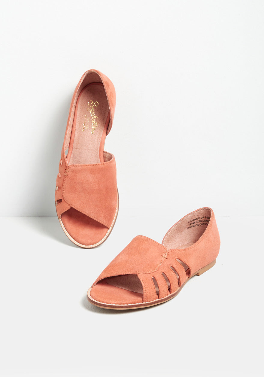 Radiant Suede Flat