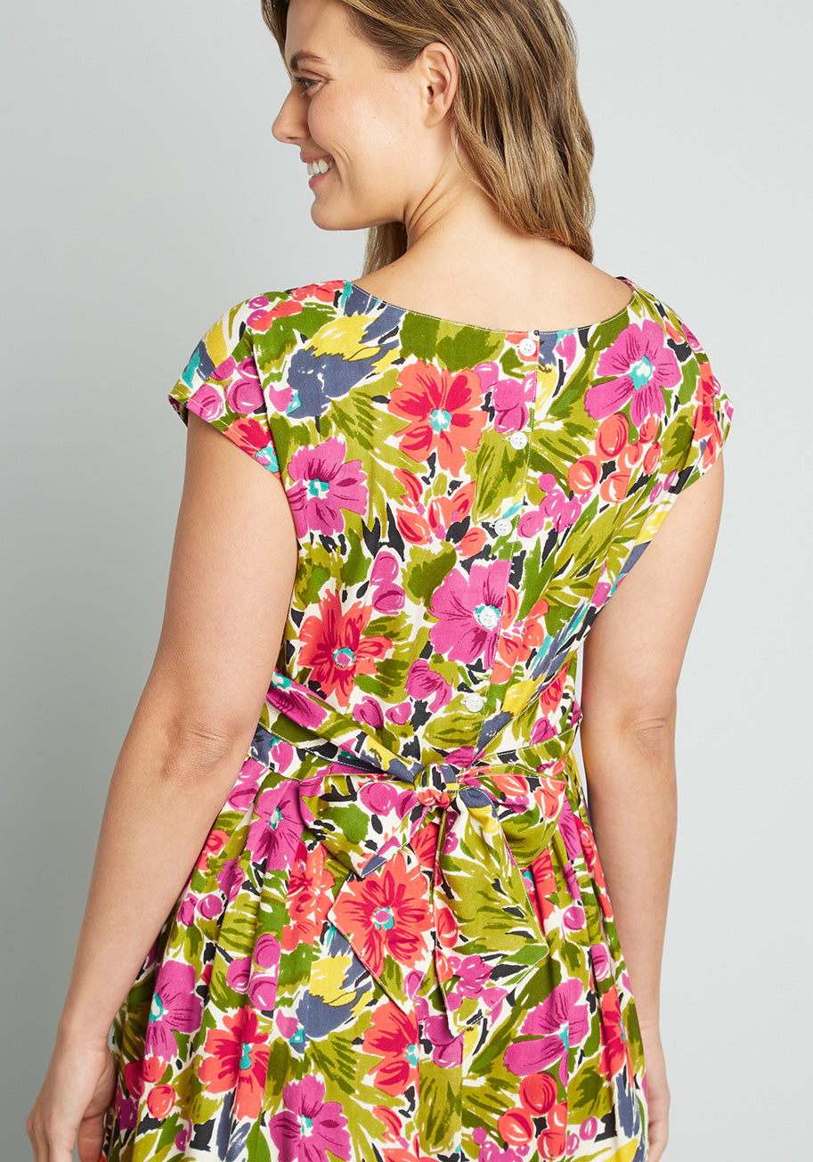 Meet Me In Paradise Midi Dress