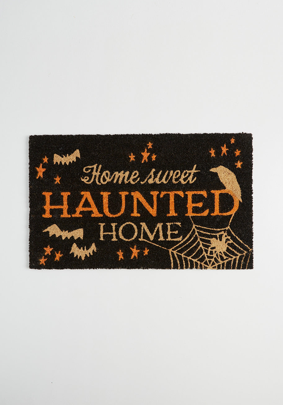 Home Sweet Haunted Home Doormat