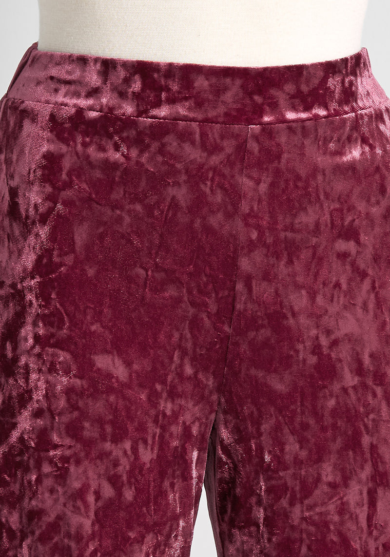 Feels Good to Flare Velvet Pants | ModCloth