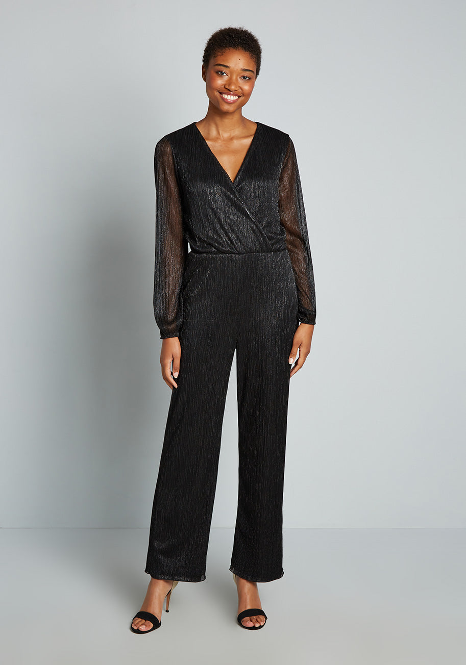 Harness The Power Pinstripe Jumpsuit