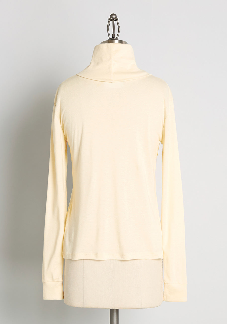 ModCloth x CAMP Collection Everlasting Sunshine Turtleneck Top