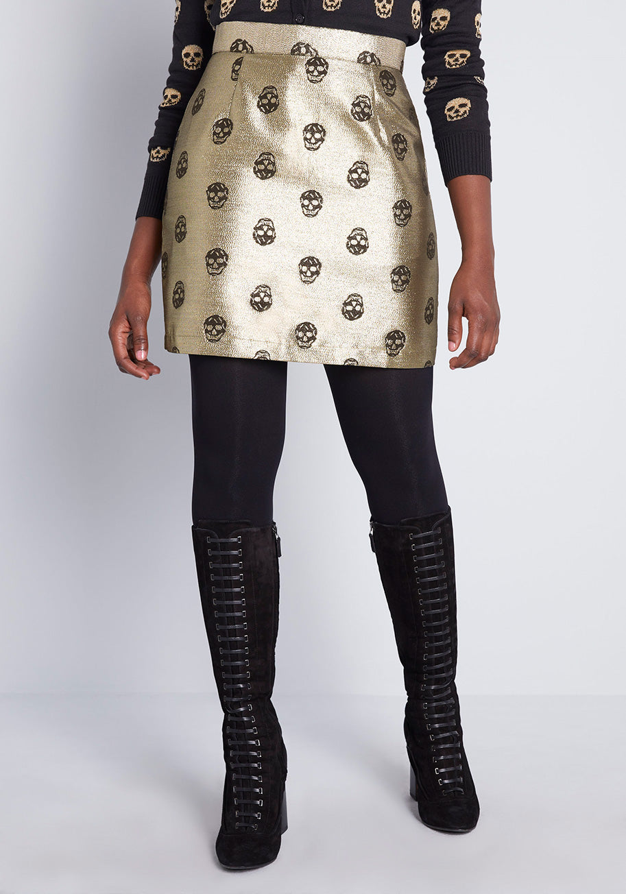 Skull Brigade A-Line Skirt