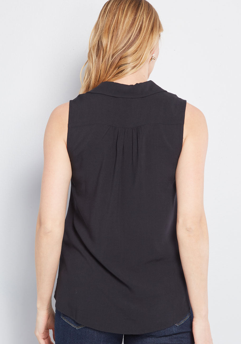 Part of the Plan Sleeveless Top