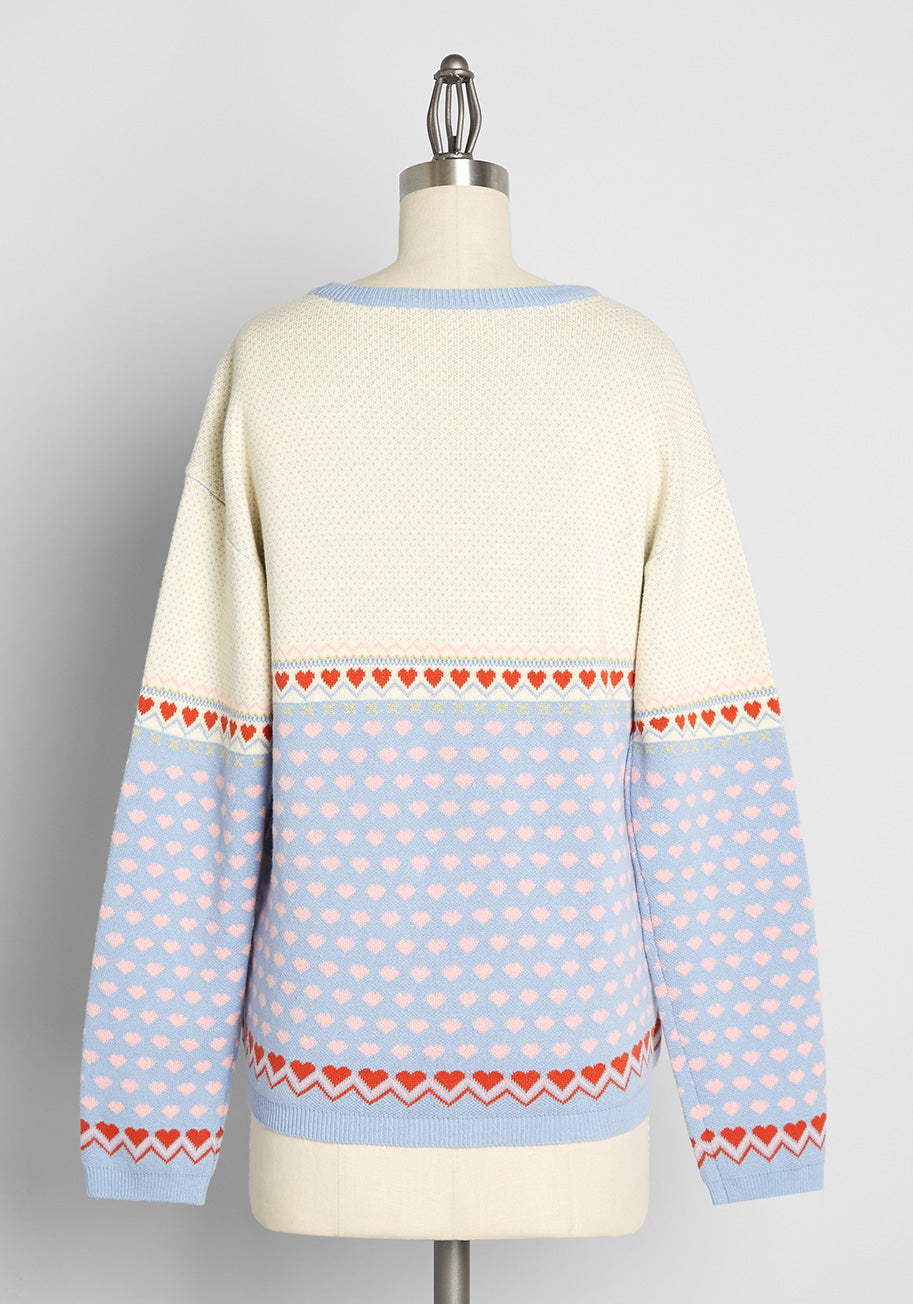 ModCloth X Care Bears The Sweetest Breeze Embroidered Sweater