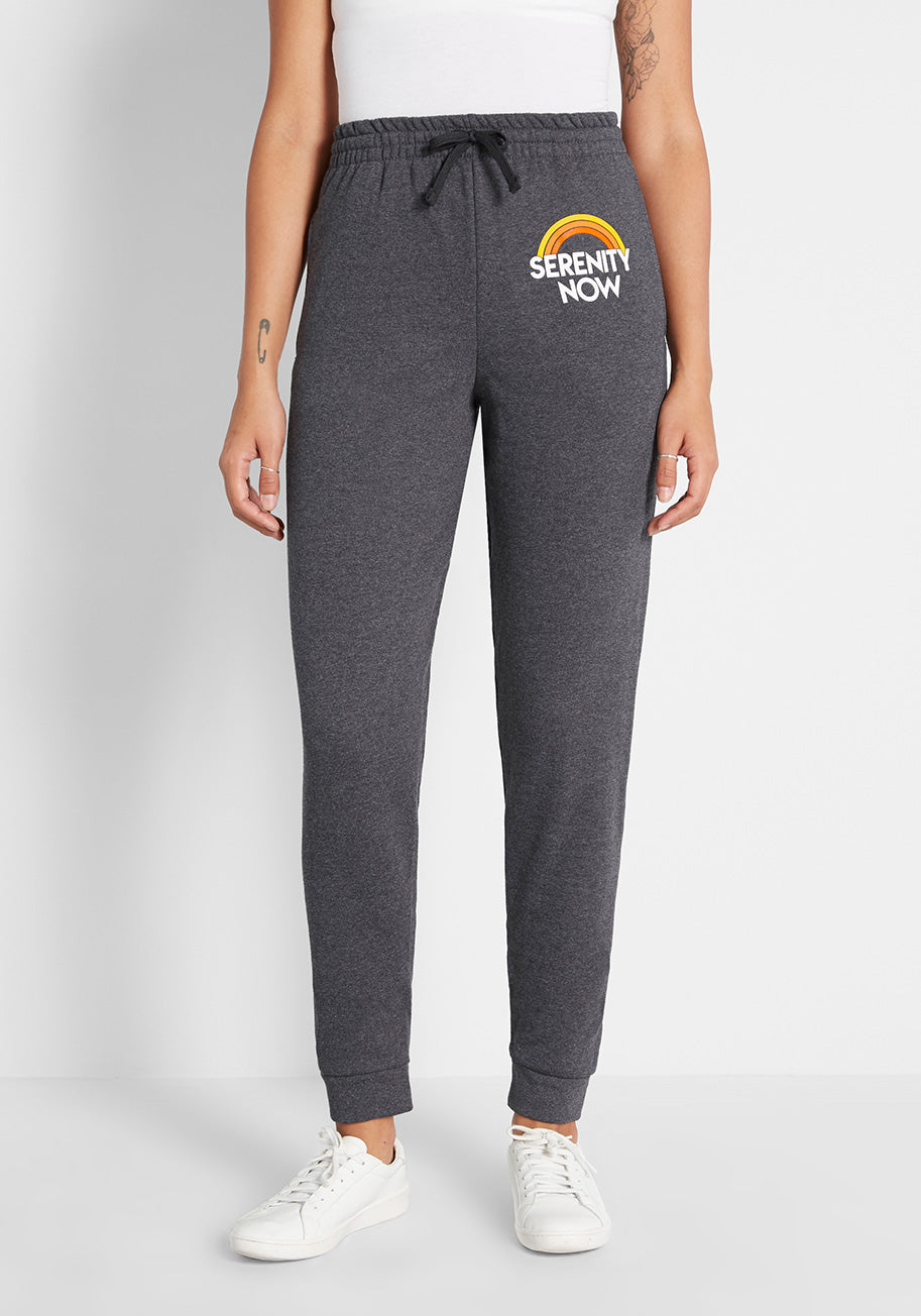 Serenity Now! Graphic Joggers