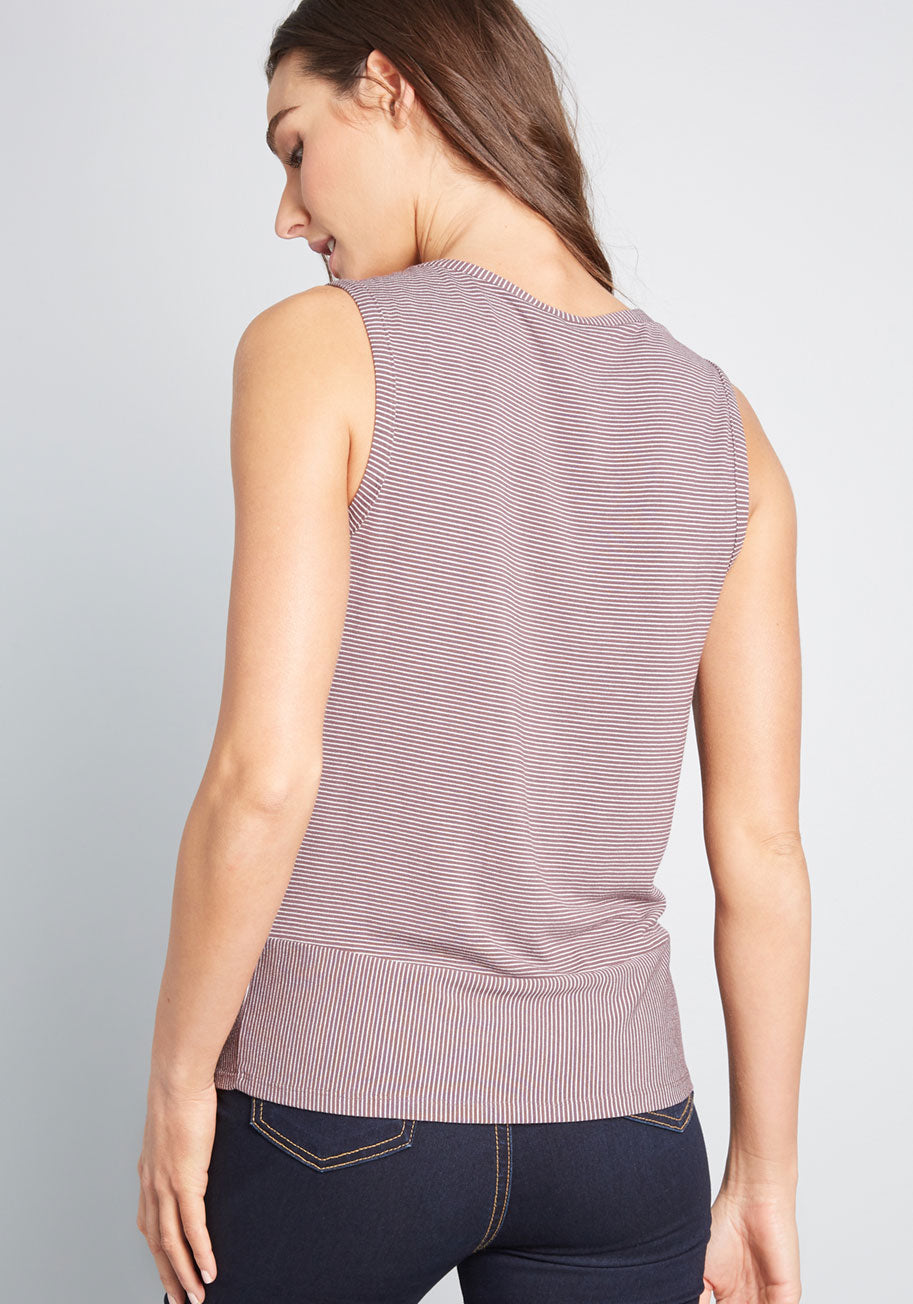 Knotted Moxie Tank Top