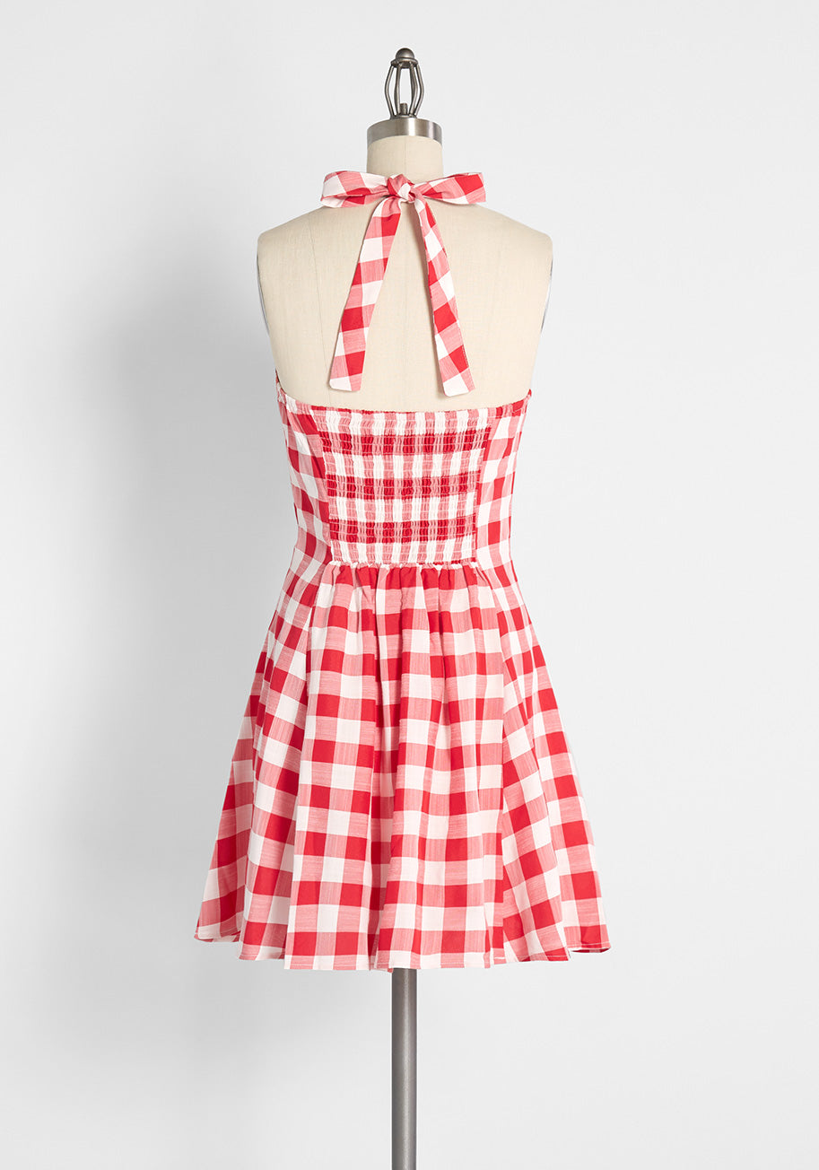 Picnic Pastimes Mini Dress