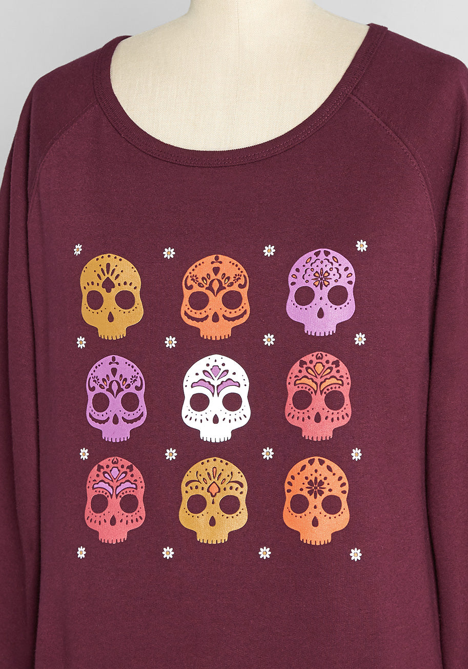 Sugar, Sugar Candy Skulls Sweatshirt