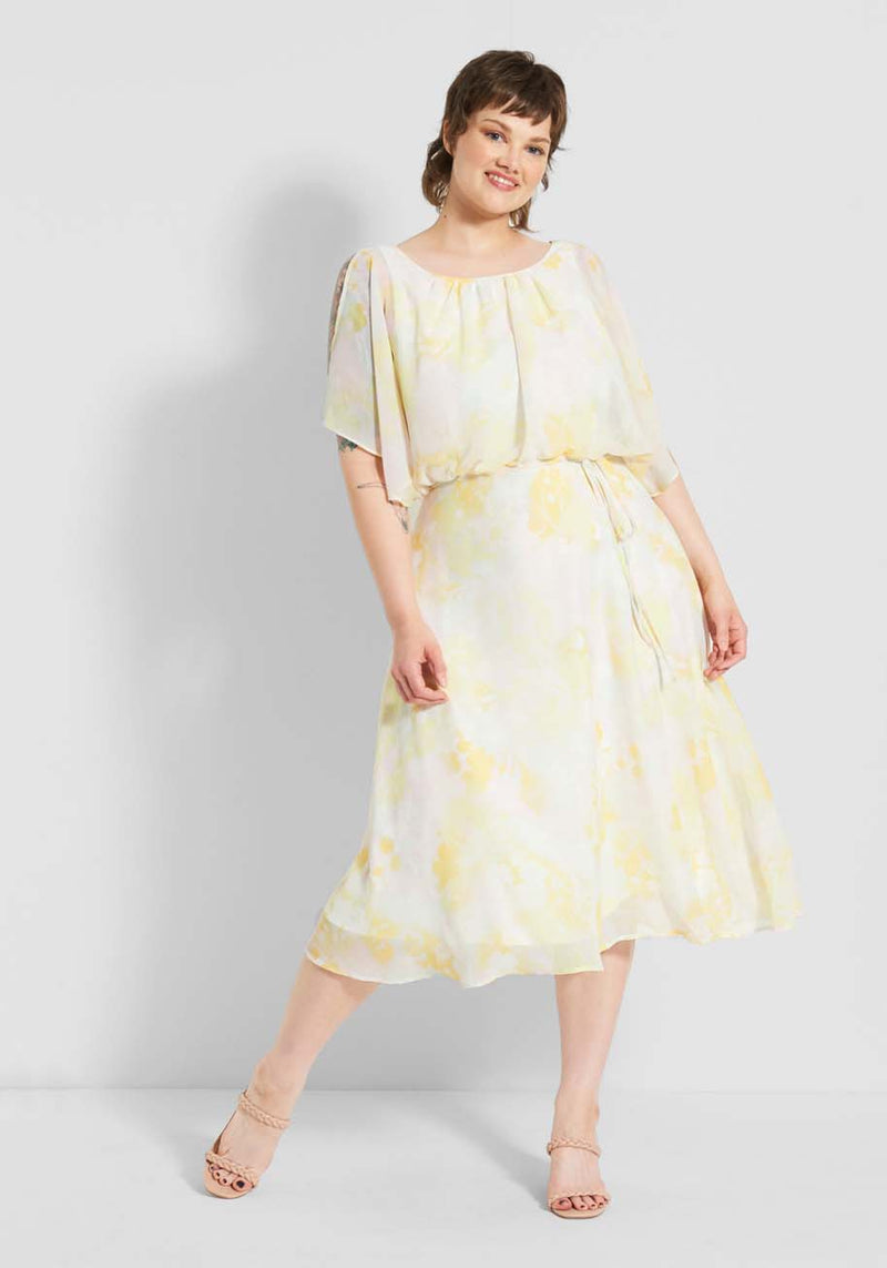 Flutter of Flattery Midi Dress | ModCloth