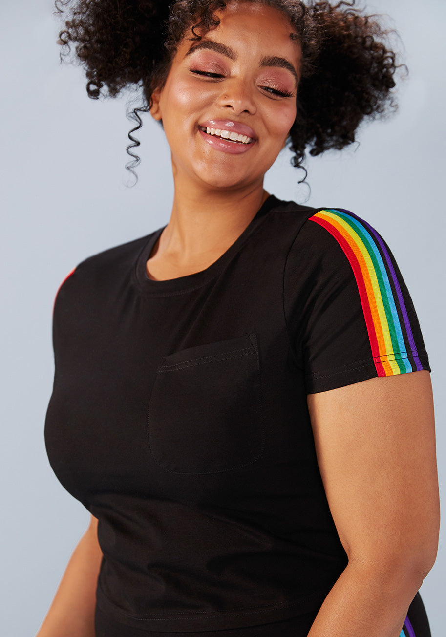 ModCloth x Collectif Retro Rainbow Catcher Tee