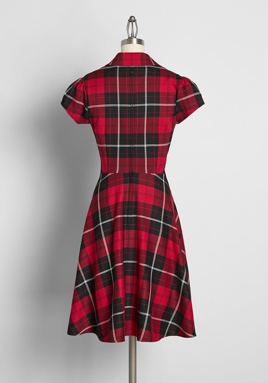 Dashing Through The Status Quo Swing Dress