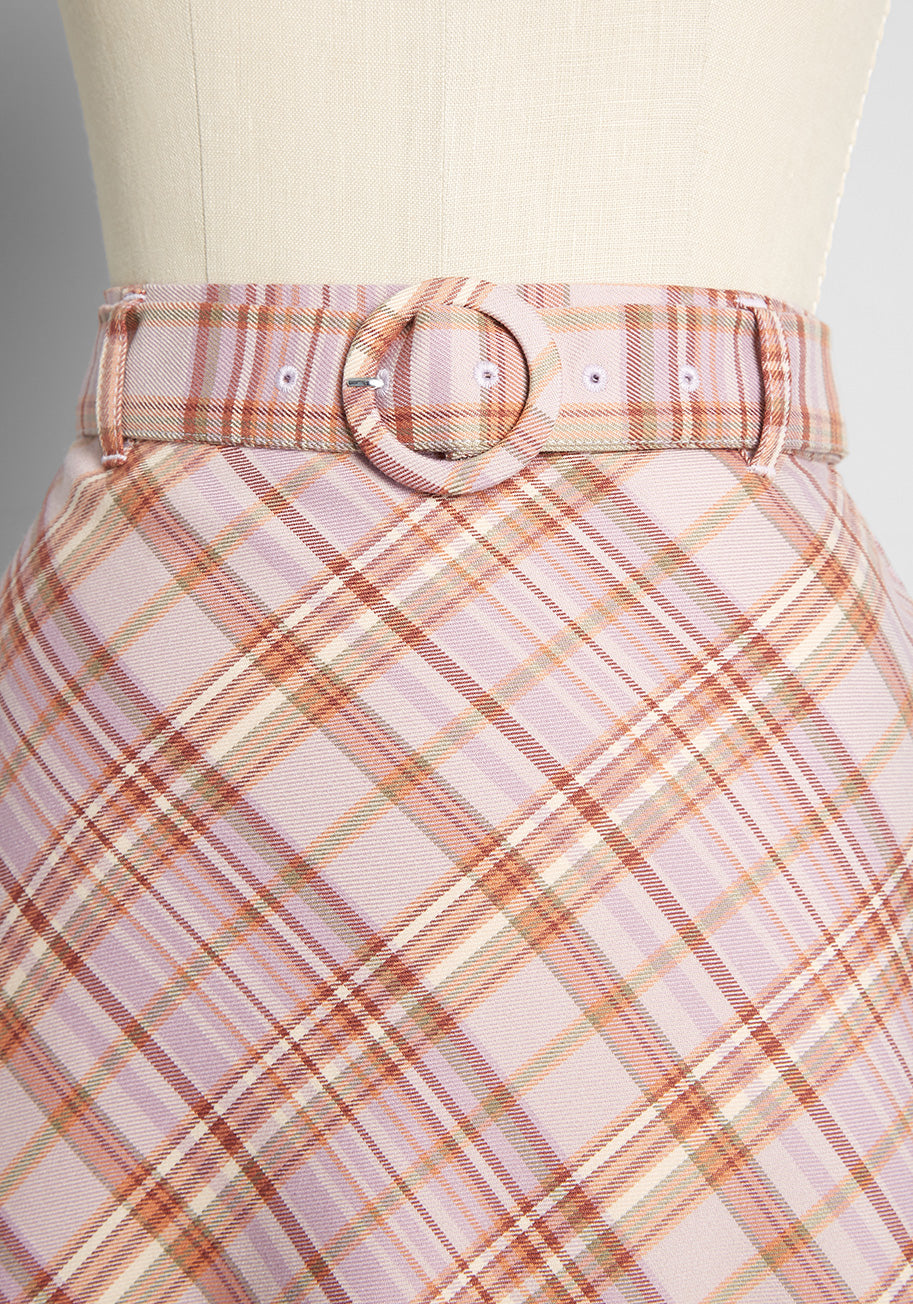 So Plaid For Spring Skirt