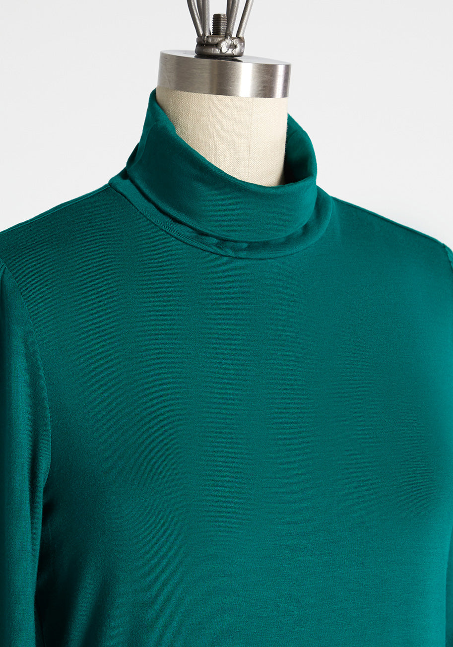 Classic and Cozy Turtleneck Top