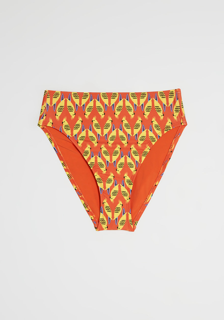 The Franky High-Waisted Bikini Bottom