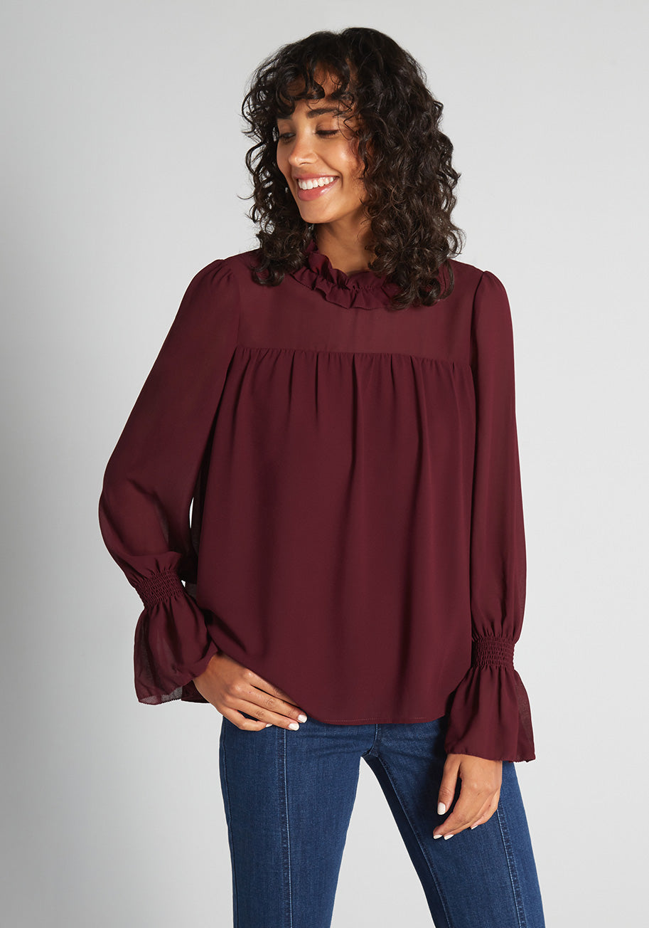 Ruffles and Flows Blouse