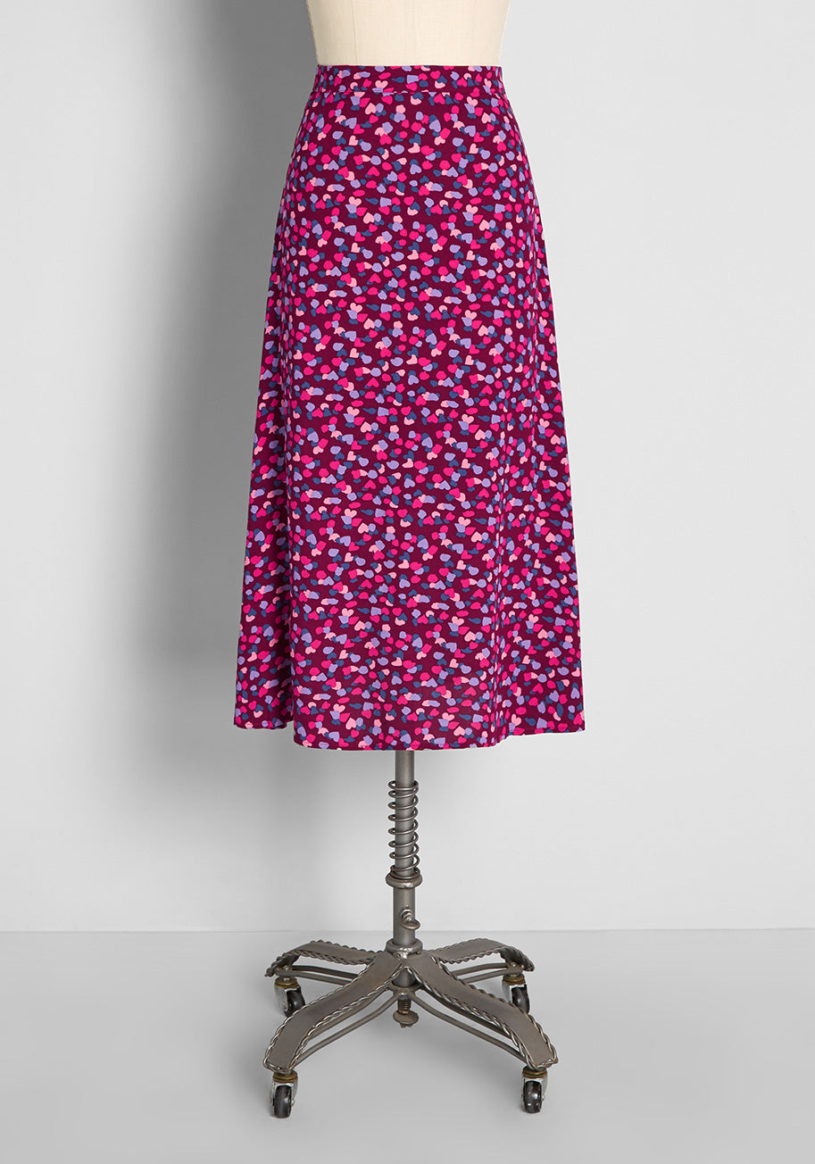 Confetti Love Parade Midi Skirt