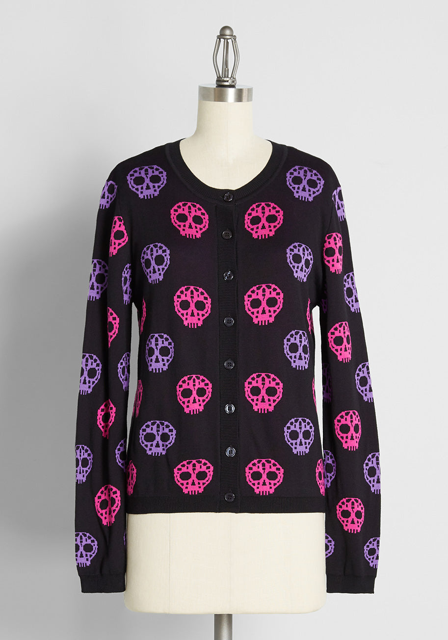 I Want Candy Skulls Cardigan