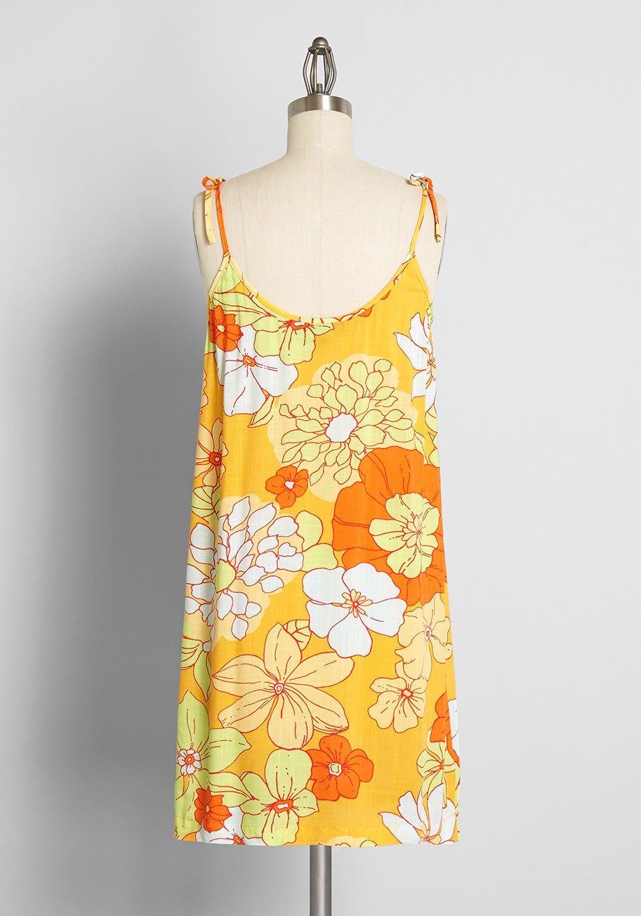 Paradise-Worthy Tie-Shoulder Dress