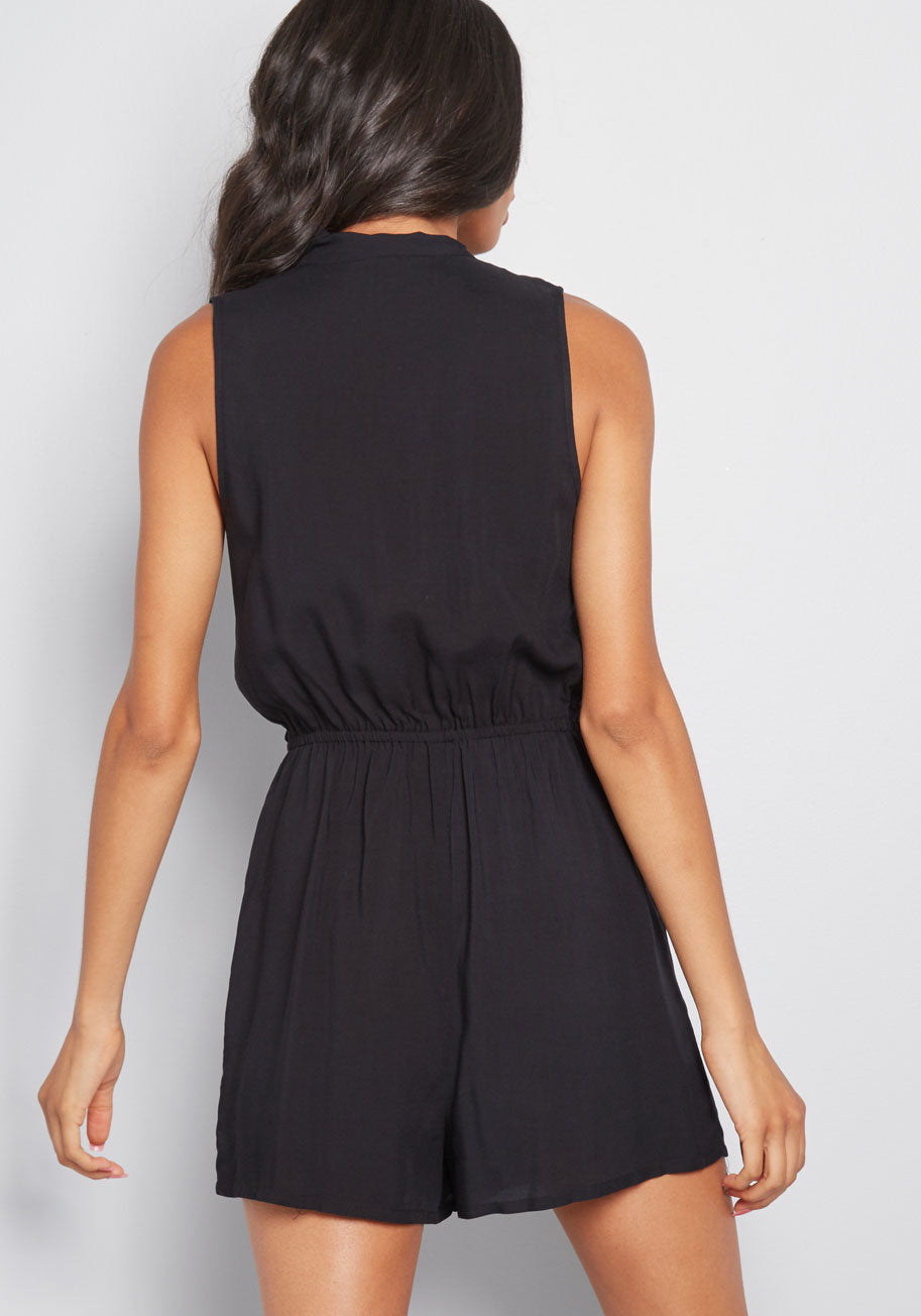 Proactive Panache Sleeveless Romper