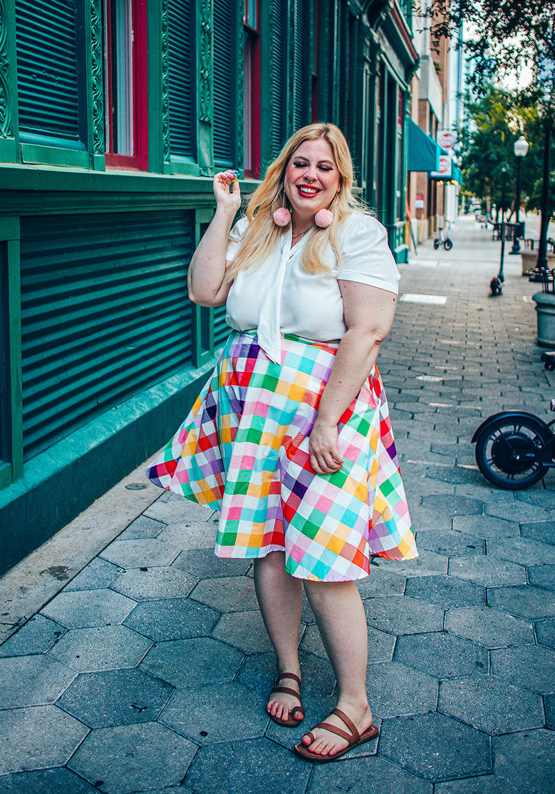 Reinventing The Color Wheel Swing Skirt | ModCloth